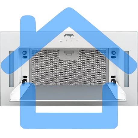 Вытяжка кухонная полностью встраиваемая DeLonghi COSETTA 515 BB белый-2