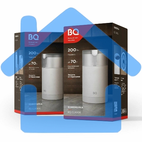 Кофемолка электрическая ротационная BQ CG1005 белый-1