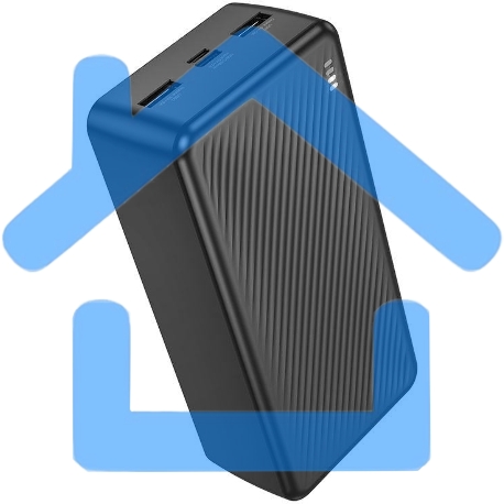 Портативный аккумулятор BOROFONE (6941991116438) BJ55B 30000mAh 2USB 2A LED-индикатор, черный