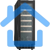 Винный шкаф Hyundai HBWC 0831 SU 1-нокамерн. черный