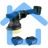 Профессиональная полировальная машина бесщеточная KLPRO KLPS18B-50 125мм (18В, Li-ion-2шт, 5.0А·ч, З/У - 4А, сумка)