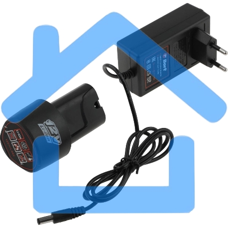 Дрель-шуруповерт Bort BAB-12x2Li-FD, Аккумуляторная, 12В, 2 АКБ-10