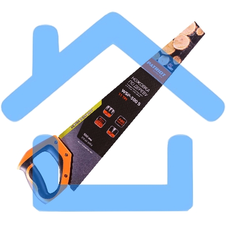 Ножовка PATRIOT WSP-500S, по дереву, 11 TPI мелкий зуб, 3-х сторонняя заточка, 500мм-1