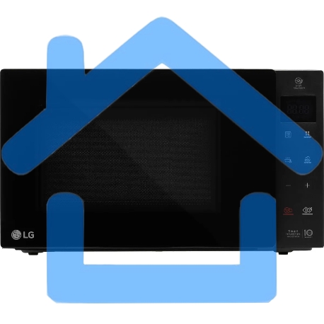 Микроволновая печь LG MW23R35GIB инвертор, черный, 23 л, 1000 Вт, переключатели - сенсор-5