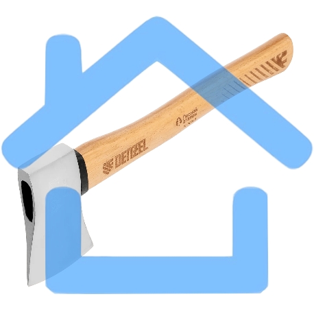 Топор кованый Denzel 680 г, американский тип, буковая рукоятка, 360 мм, EFP-2