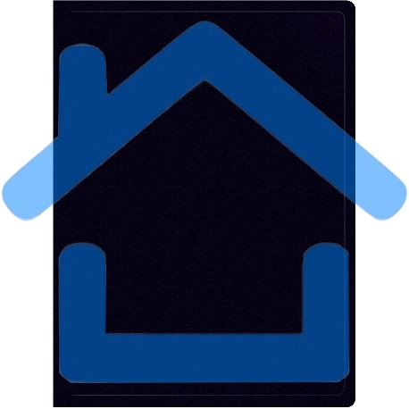 Папка с 40 прозрачными вкладками Silwerhof Eco A4, пластик, 0.5мм, черный