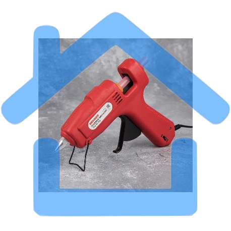 Пистолет клеевой Rexant, 60 Вт / 100 Вт два режима, Ø11 мм, блистер-10