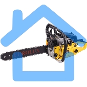 Бензопила Eurolux GS-5220 2400 Вт,Длина шины мм / дюймы 505 / 20” Объем двигателя см3 52 70/6/8