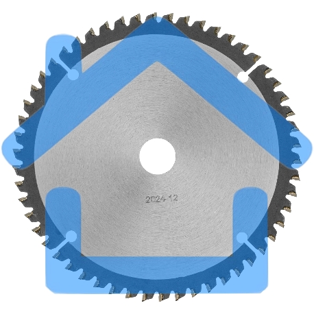 Пильный диск по алюминию Denzel ф160 х 20 мм, 54 зубьев 733737-5