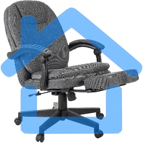 Кресло руководителя Бюрократ CH-868MSG-BF 3C1 серый, крестов. пластик, подст. для ног, пластик черный-25