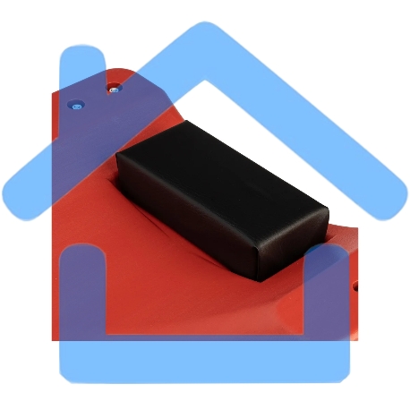 Лежак ремонтный Matrix на 6-ти колесах, 1000 х 475 х 128 мм, пластиковый-6