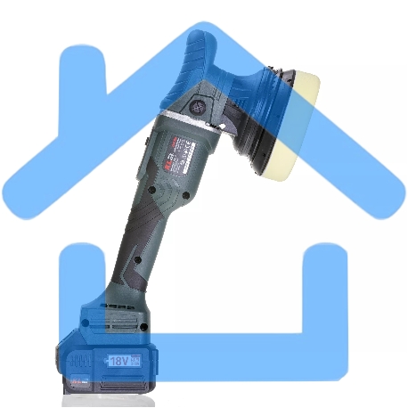 Профессиональная полировальная машина бесщеточная KLPRO KLPS18B-50 125мм (18В, Li-ion-2шт, 5.0А·ч, З/У - 4А, сумка)-7