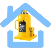 Домкрат бутылочный гидравлический Deli DQ71032 макс.грузоподъемность 32 т