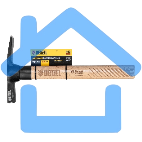 Молоток каменщика Denzel 400 г, буковая рукоятка, EFP-2