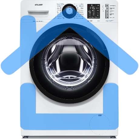 Стиральная машина Atlant СМА-80С1213-02 белый, цвет люка черный, загрузка фронтальная 8 кг, 1200 об/мин., класс: А+++