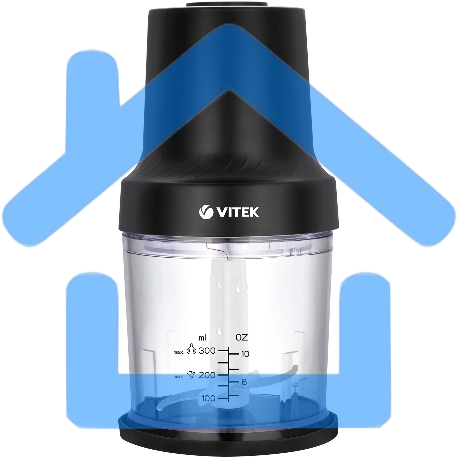 Измельчитель электрический Vitek VT-7131 0.3л. 800Вт черный