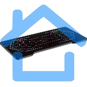 Столешница Cactus CS-DT-RGB-HEX 120x60x2.8см черный