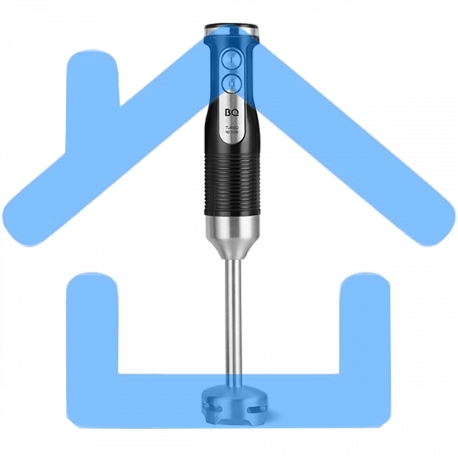 Блендер BQ HB522PS Black-Steel. Мощность:1000 Вт, 3 в1 Блендер + миксер + измельчитель-1