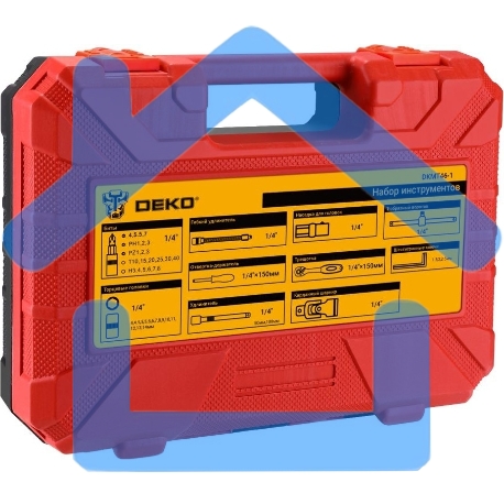 Набор инструментов для авто в кейсе DEKO DKMT46-1 083-2006-4