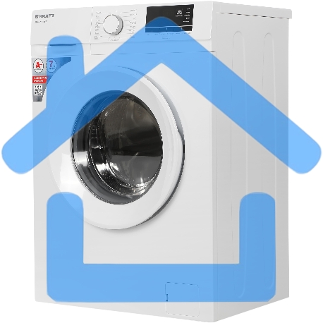 Стиральная машина Kraft KF-MDS7106W белый, загрузка фронтальная 7 кг, 1000 об/мин., класс: А+-6