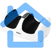 Массажер для ног Kitfort КТ-2994 24 Вт белый/черный