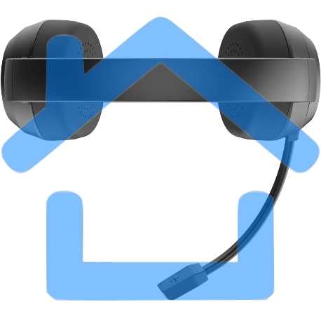 Наушники с микрофоном A4Tech Fstyler FH150U черный 2м накладные USB оголовье (FH150U BLACK)-12