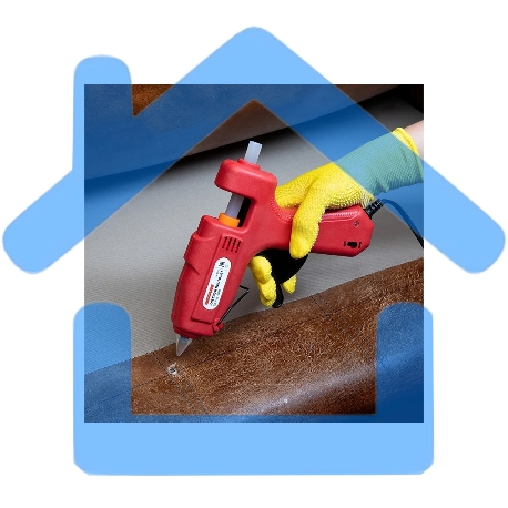 Пистолет клеевой Rexant, 60 Вт / 100 Вт два режима, Ø11 мм, блистер-9