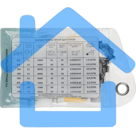 Цепь CHAMPION B050-BP-72E0.325''-1.3мм-72-6