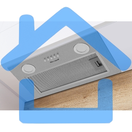 Вытяжка кухонная встраиваемая Weissgauff BOX 455 Inox управление кнопочное, нержавеющая сталь-3