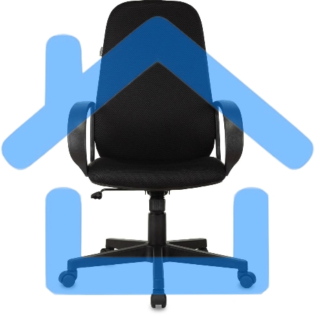 Кресло руководителя Бюрократ CH-808AXSN/TW-11 черный TW-11-16