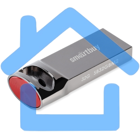 Флешка USB Smartbuy R/W (SB32GbM2) UFD 3.0/3.1 032Gb,M2 Metal 100Mb/s стальной-3