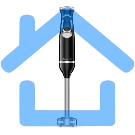 Блендер погружной BRAYER BR1249. Мощность 800 Вт