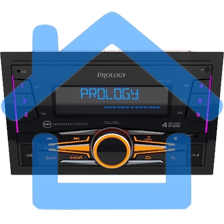 Автомагнитола Prology PRM-120 2DIN 4x140Вт v4.2 AUX DSP 3 ПДУ (PRPRM120)-12