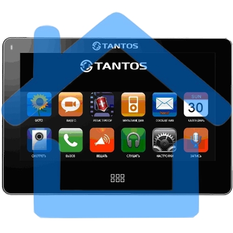 Видеодомофон Tantos Neo Slim черный-1