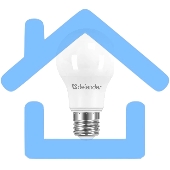 Лампа светодиодная Defender A55-9W-830-E27 груша, 3000 К, теплый белый, 1 шт.