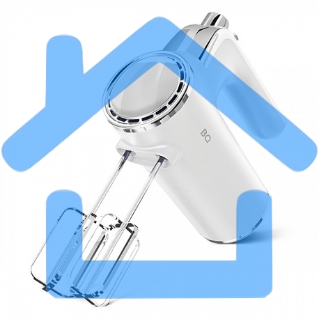 Миксер ручной BQ MX420 белый, мощность 500 Ватт, 5 скоростных режимов, режим ТУРБО