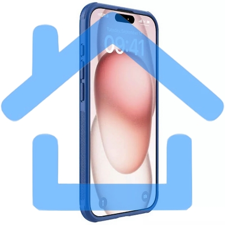 Чехол Super Frosted Shield Pro, синий, (AP IP15 Pro)-4