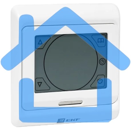Сенсорный термостат для теплых полов электронный 16А 230В EKF-1