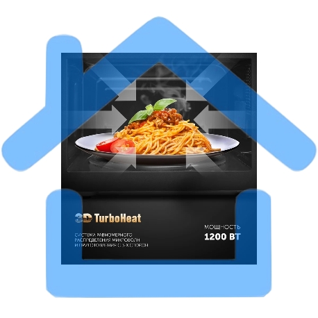 Микроволновая печь Polaris PMO 2002DG RUS черный, 20 л, 700 Вт, переключатели - поворотный механизм/кнопки-9