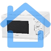 Микроволновая печь Evelux MW 202 W белый, 20 л, 700 Вт, поворотный механизм