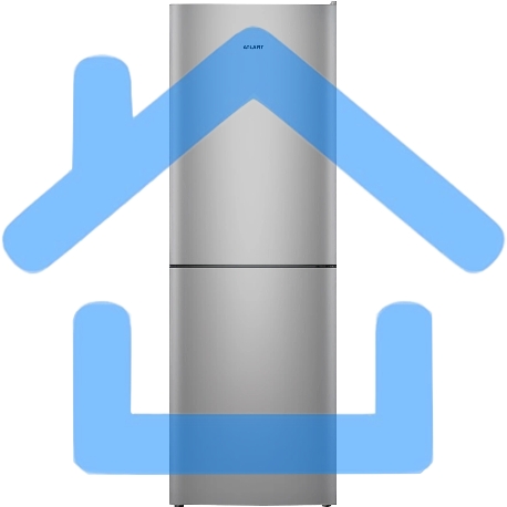Холодильник Atlant 4612-181 серебристый двухкамерный 182/119л морозилка снизу