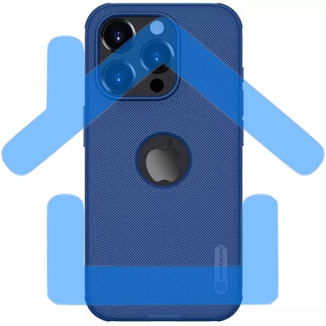 Чехол Super Frosted Shield Pro, синий, (AP IP15 Pro)