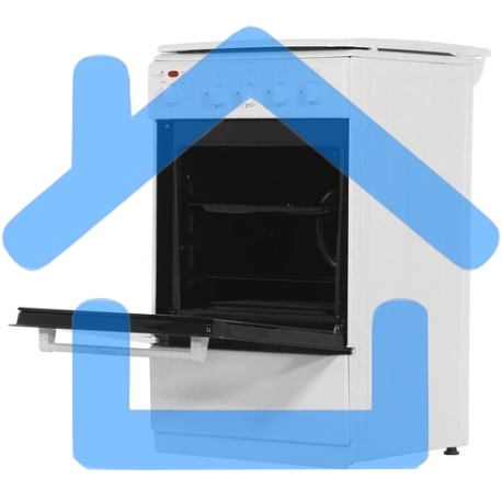 Плита комбинированная Cezaris ПГЭ 1000-05 белый, конфорок 4 шт, духовка 45 л, 51 см x 85 см x 52 см-7