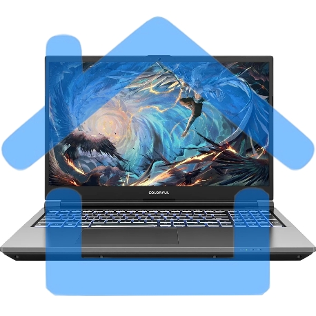 Ноутбук Colorful X15 XS 22 серый i5-12500H 16Gb SSD 512Gb NVIDIA RTX  3050 4Gb 15,6 FHD IPS Cam 54Вт*ч Win11