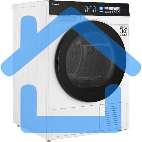 Сушильная машина Weissgauff WD 999 Heat Pump Full Touch белый/черный, 10 кг, сушка - тепловой насос, программ - 16, 60 x 85 x 62 см-9