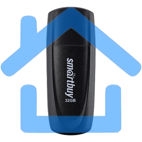 Флешка USB Smartbuy R/W 32Gb Scout Black (SB032Gb2SCK), 32Gb, USB 2.0, R/W 13/8, черный-1