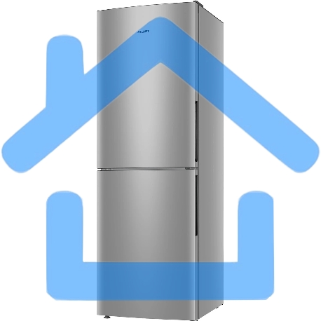 Холодильник Atlant 4612-181 серебристый двухкамерный 182/119л морозилка снизу-9