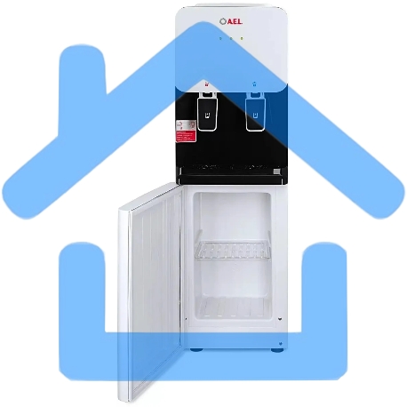 Кулер AEL LD-AEL-85c напольный электронный белый/черный-5