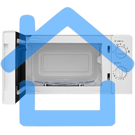 Микроволновая печь BBK 20MWS-777M/W белый, 20 л, 700 Вт, переключатели- поворотный механизм-1