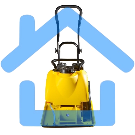 Виброплита бензиновая Huter VP-35W 4870 Вт 6.5 л.с., 25 кН, подошва 580х500 мм, 1050 м2/ч, 105 дБ-8